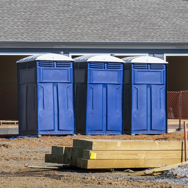 what is the maximum capacity for a single portable restroom in Nerinx